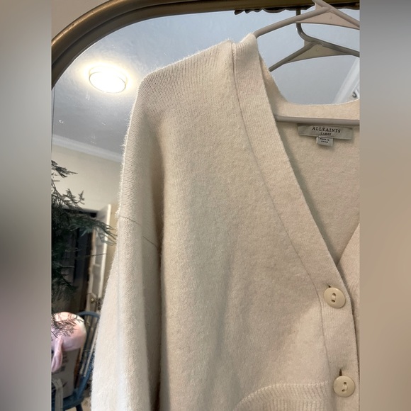 All Saints Vika Wool Cardigan | size large - Picture 2 of 3